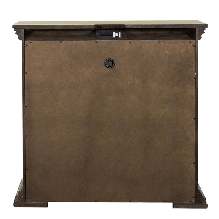 Big Valley Bedside Chest w/ Charging Station - Discount Furniture World (Burlington,NC)