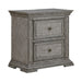 Big Valley 2 Drawer Night Stand w/ Charging Station - Discount Furniture World (Burlington,NC)
