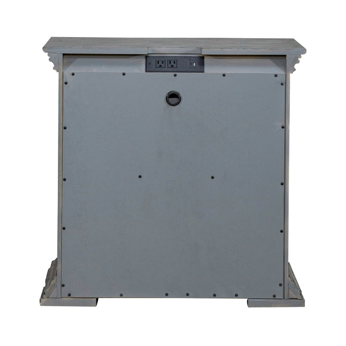 Big Valley 2 Drawer Night Stand w/ Charging Station - Discount Furniture World (Burlington,NC)