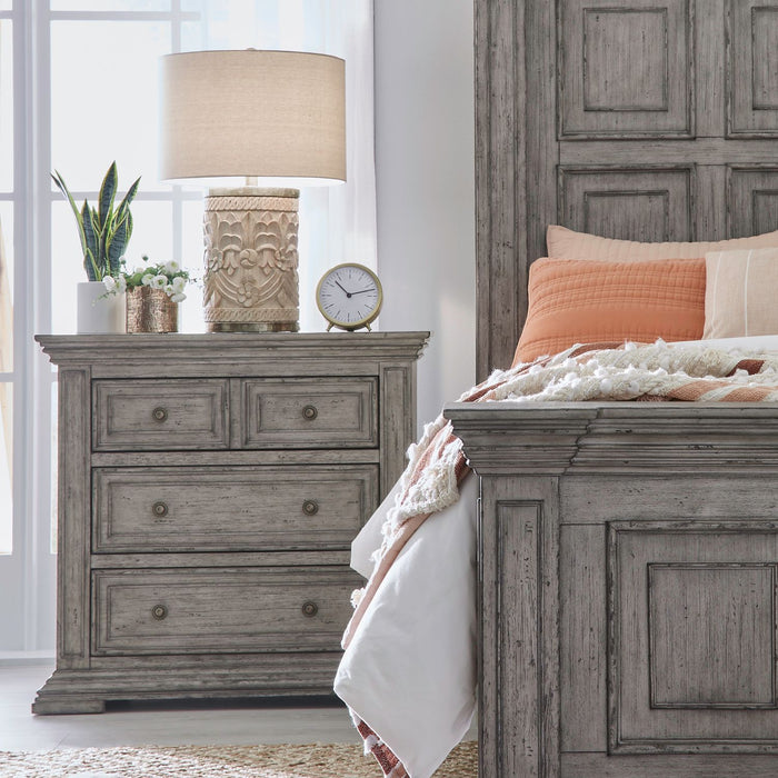 Big Valley Bedside Chest w/ Charging Station - Discount Furniture World (Burlington,NC)