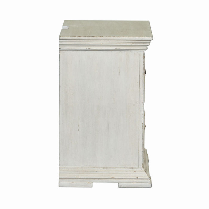 Big Valley 2 Drawer Night Stand w/ Charging Station - Discount Furniture World (Burlington,NC)