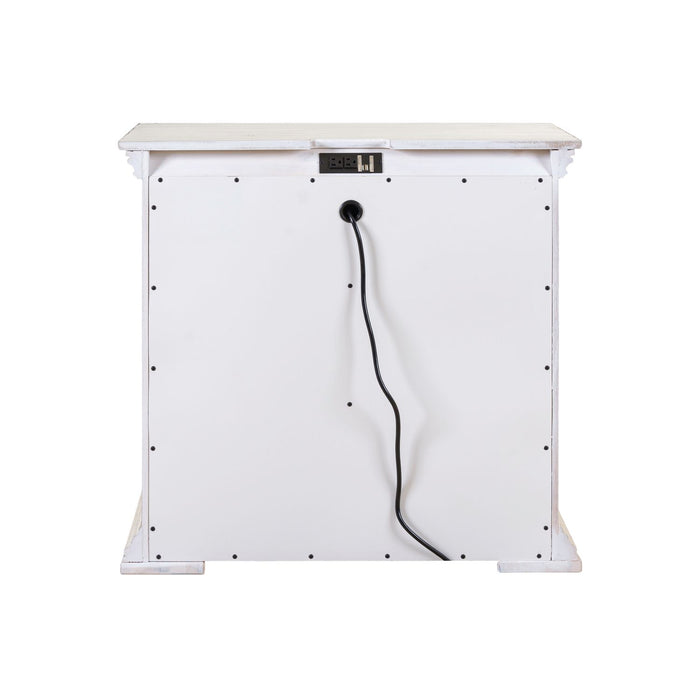 Big Valley Bedside Chest w/ Charging Station - Discount Furniture World (Burlington,NC)
