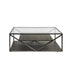 Arista Rectangular Cocktail Table in Cobblestone Brown - Discount Furniture World (Burlington,NC)