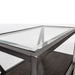Arista Rectangular Cocktail Table in Cobblestone Brown - Discount Furniture World (Burlington,NC)