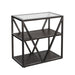 Arista Chair Side Table in Cobblestone Brown image