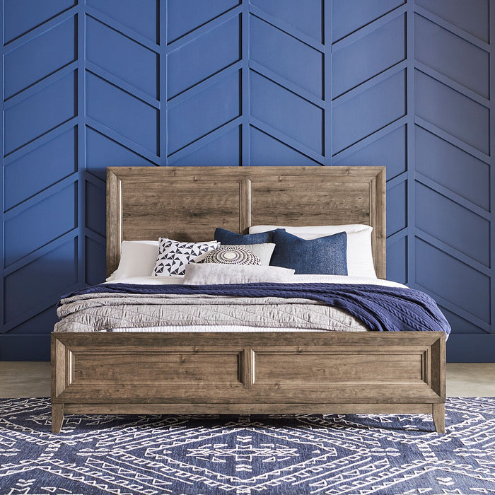 Ridgecrest King California Panel Bed, Dresser & Mirror, Chest, Night Stand - Discount Furniture World (Burlington,NC)