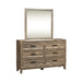 Ridgecrest Dresser & Mirror - Discount Furniture World (Burlington,NC)