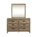 Ridgecrest Dresser & Mirror - Discount Furniture World (Burlington,NC)