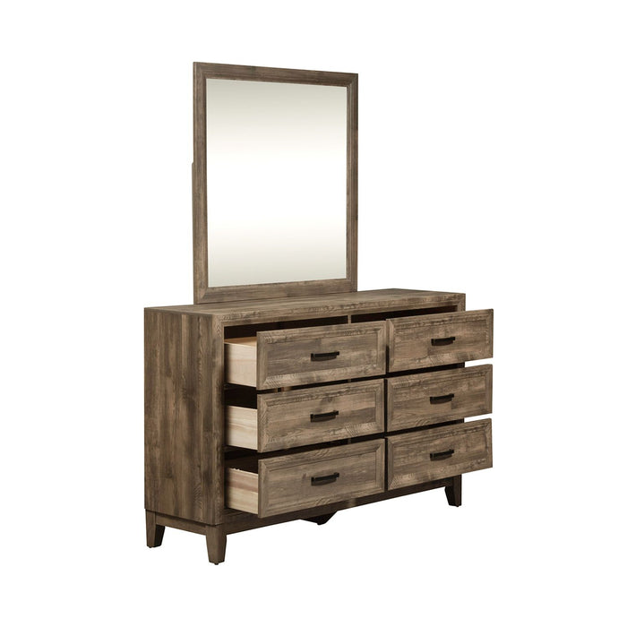 Ridgecrest Dresser & Mirror - Discount Furniture World (Burlington,NC)