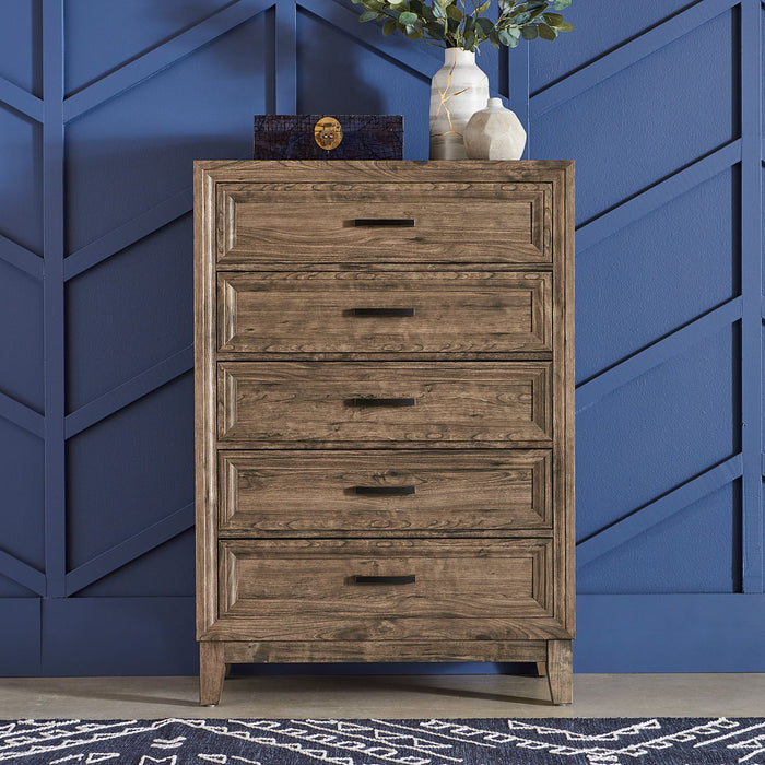Ridgecrest King Storage Bed, Dresser & Mirror, Chest, Night Stand - Discount Furniture World (Burlington,NC)