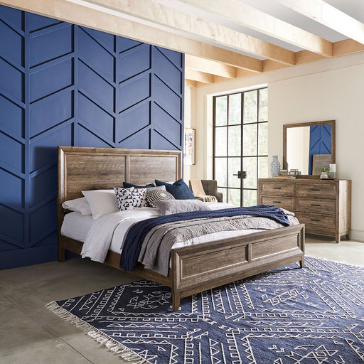 Ridgecrest Queen Panel Bed, Dresser & Mirror image