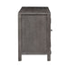 Modern Farmhouse Credenza in Dusty Charcoal - Discount Furniture World (Burlington,NC)