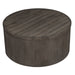 Modern Farmhouse Drum Cocktail Table - Discount Furniture World (Burlington,NC)