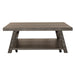 Modern Farmhouse Oversized Square Cocktail Table - Discount Furniture World (Burlington,NC)