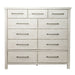 Liberty Furniture Modern Farmhouse 11 Drawer Chesser in Flea Market White image