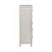 Modern Farmhouse 5 Drawer Chest in White - Discount Furniture World (Burlington,NC)