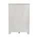 Modern Farmhouse 5 Drawer Chest in White - Discount Furniture World (Burlington,NC)