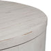 Modern Farmhouse Drum Cocktail Table - Discount Furniture World (Burlington,NC)