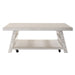 Modern Farmhouse Oversized Square Cocktail Table - Discount Furniture World (Burlington,NC)