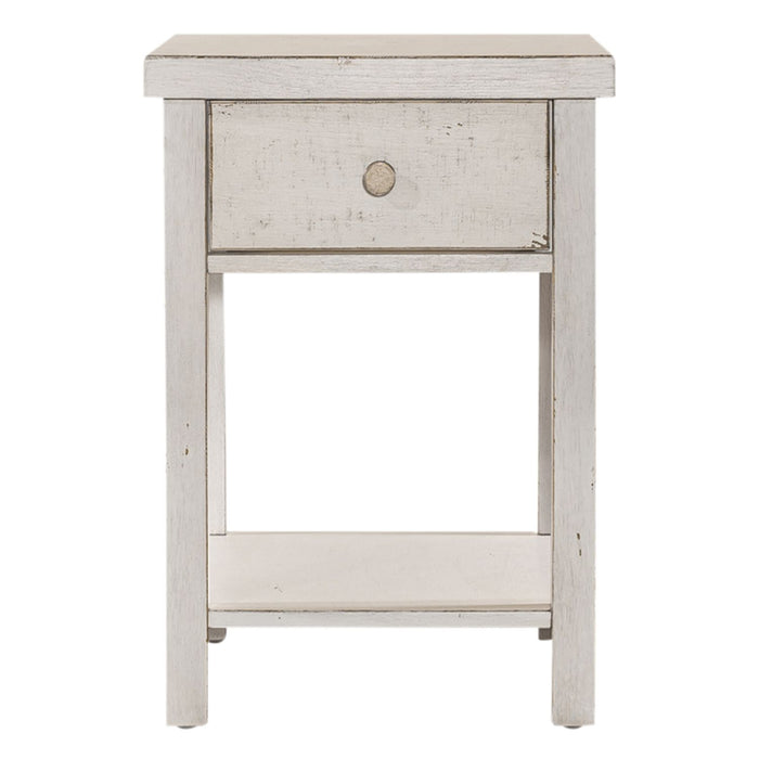 Modern Farmhouse Drawer Chair Side Table image