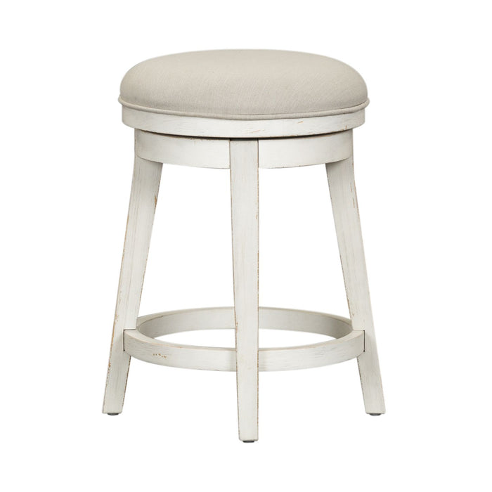 Modern Farmhouse Console Swivel Stool - Discount Furniture World (Burlington,NC)