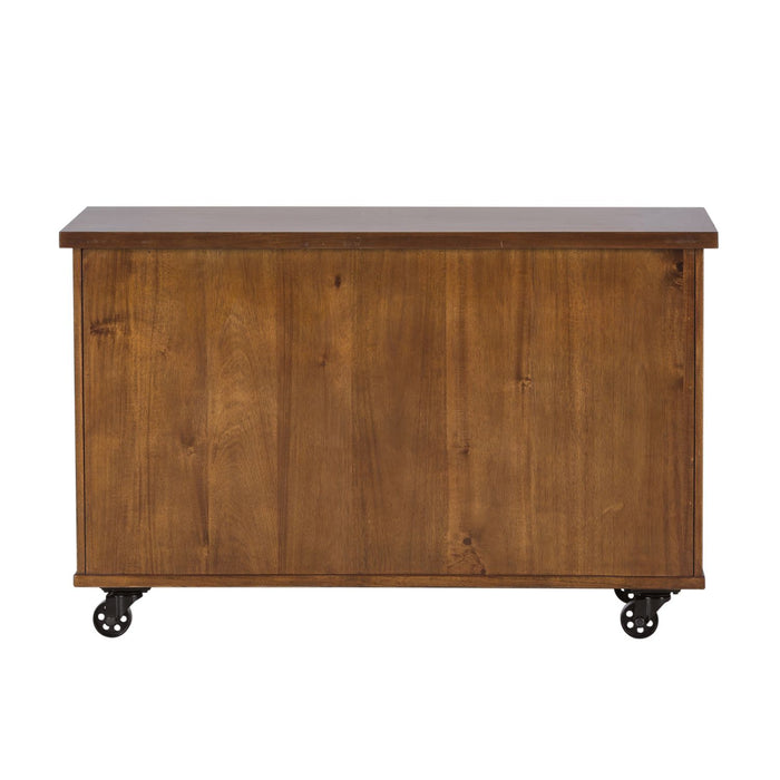 Arlington House Credenza in Cobblestone Brown - Discount Furniture World (Burlington,NC)