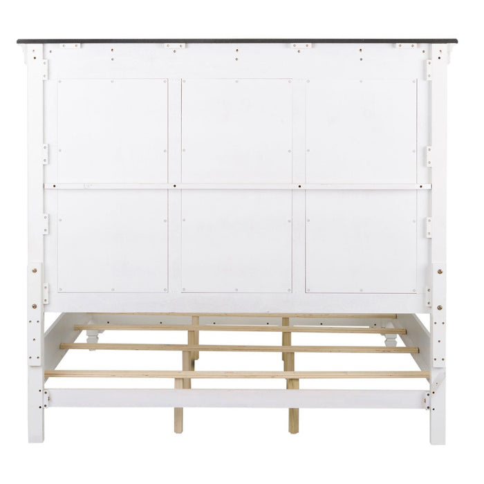 Allyson Park King California Panel Bed - Discount Furniture World (Burlington,NC)
