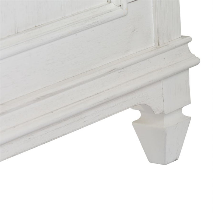 Liberty Furniture Allyson Park Full Panel Bed in Wirebrushed White