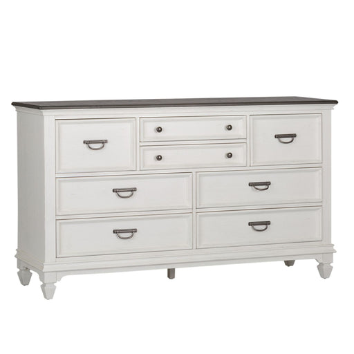 Allyson Park Drawer Dresser in Wirebrushed White - Discount Furniture World (Burlington,NC)