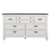Allyson Park Drawer Dresser in Wirebrushed White - Discount Furniture World (Burlington,NC)