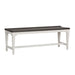 Allyson Park Wood Seat Bench in Wirebrushed White - Discount Furniture World (Burlington,NC)