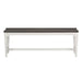 Allyson Park Wood Seat Bench in Wirebrushed White - Discount Furniture World (Burlington,NC)