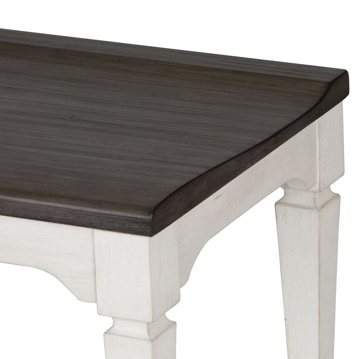 Allyson Park Wood Seat Bench in Wirebrushed White - Discount Furniture World (Burlington,NC)