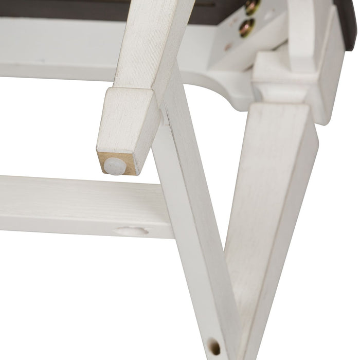 Allyson Park Wood Seat Bench in Wirebrushed White - Discount Furniture World (Burlington,NC)