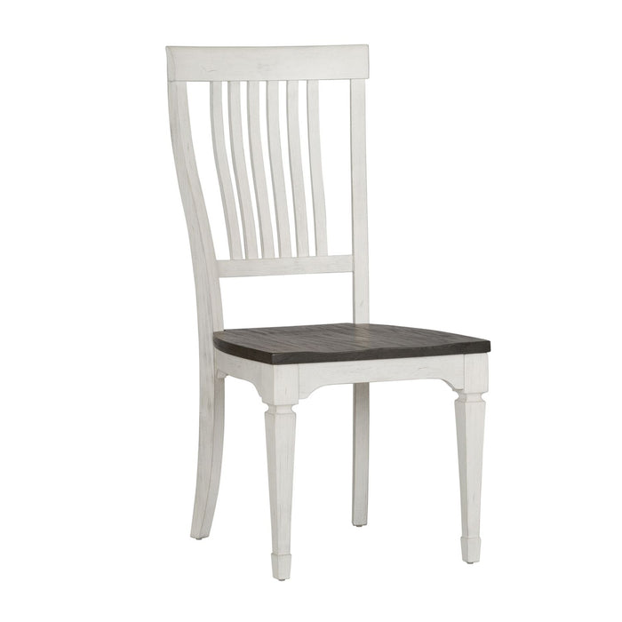 Allyson Park 5 Piece Pedestal Table Set - Discount Furniture World (Burlington,NC)