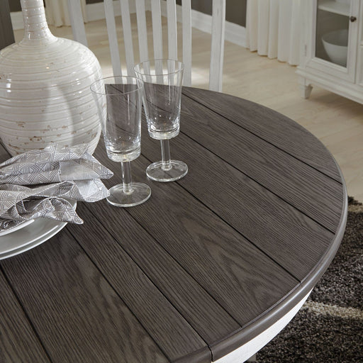 Allyson Park Pedestal Table - Discount Furniture World (Burlington,NC)