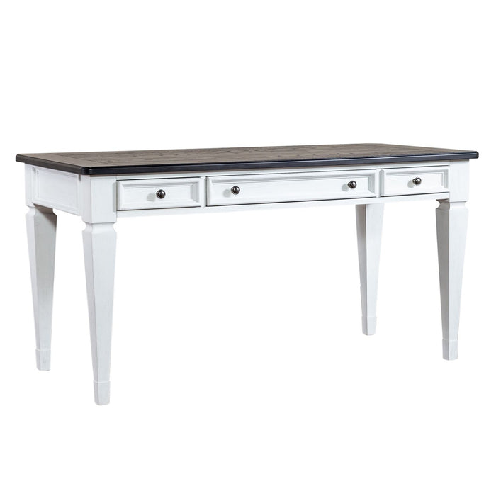 Allyson Park Writing Desk in Wirebrushed White - Discount Furniture World (Burlington,NC)