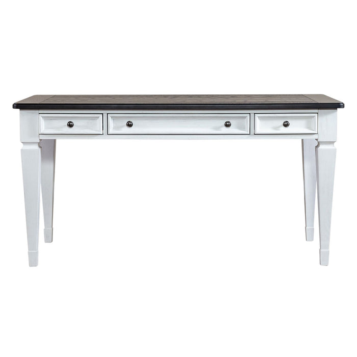 Allyson Park Writing Desk in Wirebrushed White - Discount Furniture World (Burlington,NC)