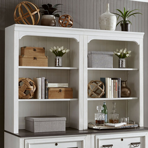 Allyson Park Bunching Lateral File Hutch in Wirebrushed White - Discount Furniture World (Burlington,NC)
