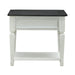 Allyson Park Drawer End Table in Wirebrushed White - Discount Furniture World (Burlington,NC)