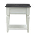 Allyson Park Drawer End Table in Wirebrushed White - Discount Furniture World (Burlington,NC)