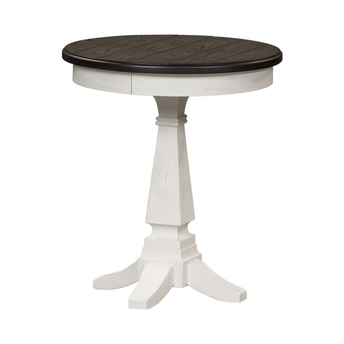 Allyson Park Chair Side Table in Wirebrushed White - Discount Furniture World (Burlington,NC)