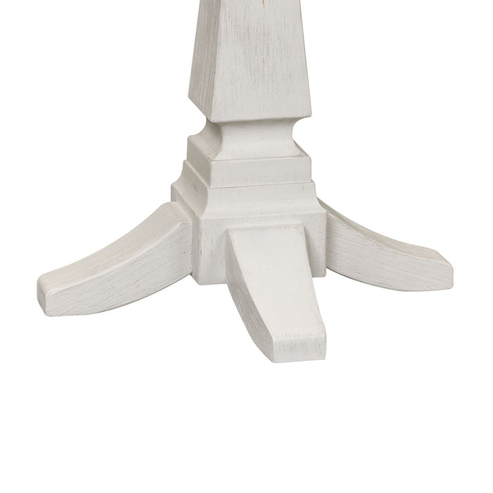 Allyson Park Chair Side Table in Wirebrushed White - Discount Furniture World (Burlington,NC)