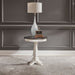 Allyson Park Chair Side Table in Wirebrushed White image