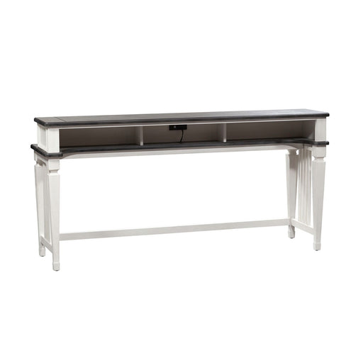 Allyson Park Console Bar Table in Wirebrushed White image