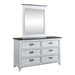 Allyson Park Full Panel Bed, Dresser & Mirror - Discount Furniture World (Burlington,NC)