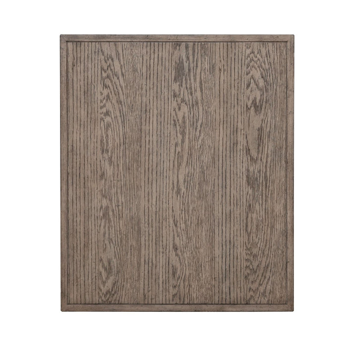 City Scape End Table in White Oak Veneers - Discount Furniture World (Burlington,NC)