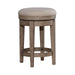 Liberty Furniture City Scape Upholstered Swivel Console Stool in White Oak Veneers image
