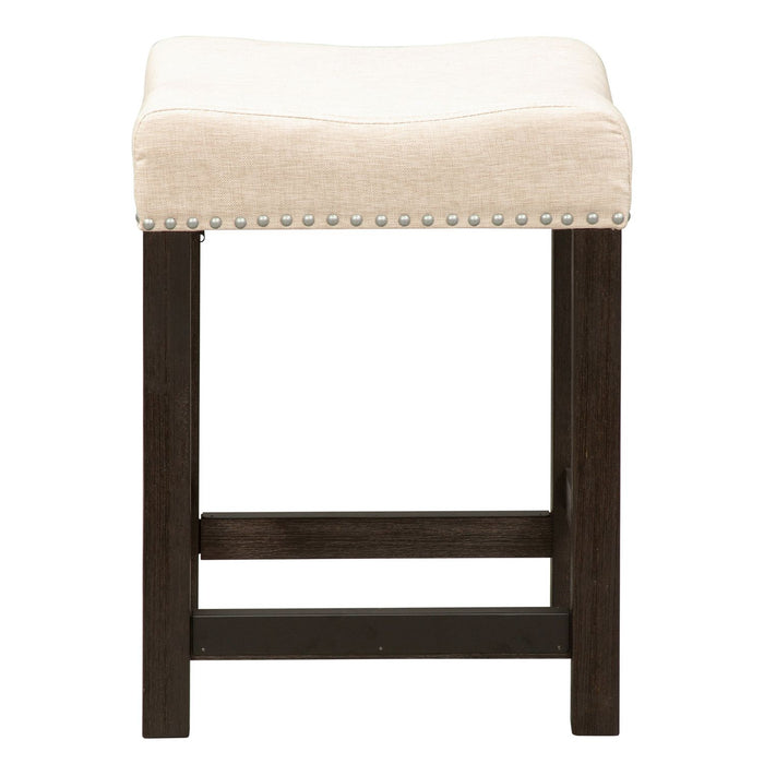 Heatherbrook Uph Barstool in Charcoal and Ash - Discount Furniture World (Burlington,NC)