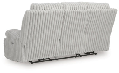 Rhines Falls Power Reclining Sofa with Drop Down Table - Discount Furniture World (Burlington,NC)